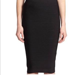 Bcbgmaxazria bandaged pencil skirt
